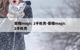 荣耀magic 2手机壳-荣耀magic2手机壳