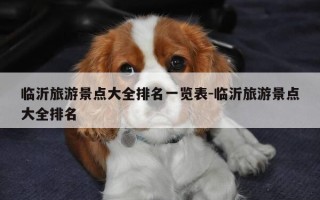 临沂旅游景点大全排名一览表-临沂旅游景点大全排名
