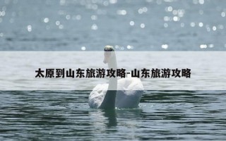 太原到山东旅游攻略-山东旅游攻略