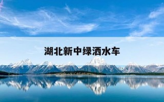 湖北新中绿洒水车-洒水车价格表