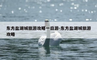 东方盐湖城旅游攻略一日游-东方盐湖城旅游攻略
