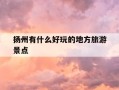 扬州有什么好玩的地方旅游景点-江苏扬州有什么好玩的地方旅游景点