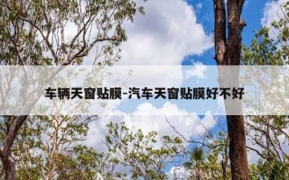 车辆天窗贴膜-汽车天窗贴膜好不好