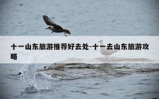 十一山东旅游推荐好去处-十一去山东旅游攻略