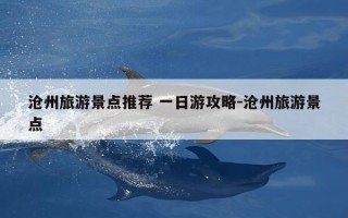沧州旅游景点推荐 一日游攻略-沧州旅游景点
