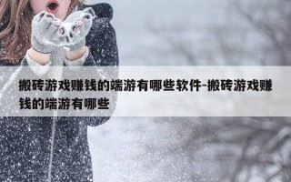 搬砖游戏赚钱的端游有哪些软件-搬砖游戏赚钱的端游有哪些