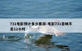 731电影预计多少票房-电影731首映不足12小时