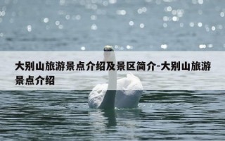 大别山旅游景点介绍及景区简介-大别山旅游景点介绍