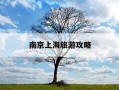 南京上海旅游攻略-南京上海有什么好玩的