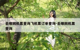去哪网机票查询飞机票订单查询-去哪网机票查询