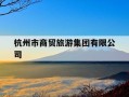 杭州市商贸旅游集团有限公司-杭州市商贸旅游集团有限公司在杭州市政府的定位