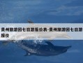 贵州旅游团七日游报价表-贵州旅游团七日游报价