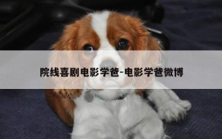 院线喜剧电影学爸-电影学爸微博