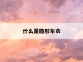 什么是隐形车衣-什么是隐形车衣,有什么作用呢