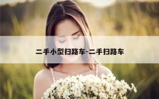 二手小型扫路车-二手扫路车