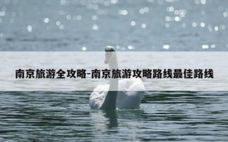 南京旅游全攻略-南京旅游攻略路线最佳路线