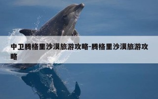 中卫腾格里沙漠旅游攻略-腾格里沙漠旅游攻略