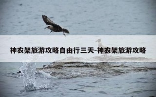 神农架旅游攻略自由行三天-神农架旅游攻略