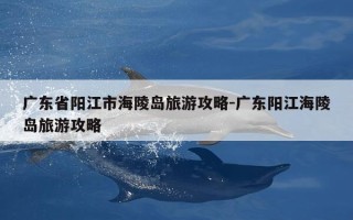 广东省阳江市海陵岛旅游攻略-广东阳江海陵岛旅游攻略