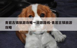 青岩古镇旅游攻略一日游路线-青岩古镇旅游攻略