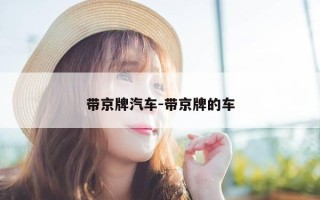 带京牌汽车-带京牌的车