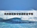 天府新区航空旅游职业学院-天府新区航空旅游职业学院有哪些专业