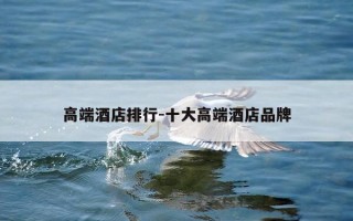 高端酒店排行-十大高端酒店品牌