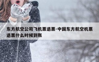 东方航空公司飞机票退票-中国东方航空机票退票什么时候到账