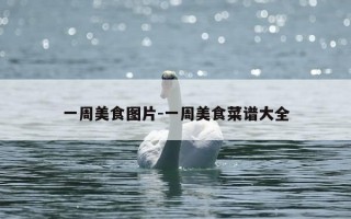 一周美食图片-一周美食菜谱大全
