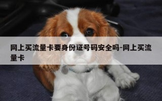 网上买流量卡要身份证号码安全吗-网上买流量卡