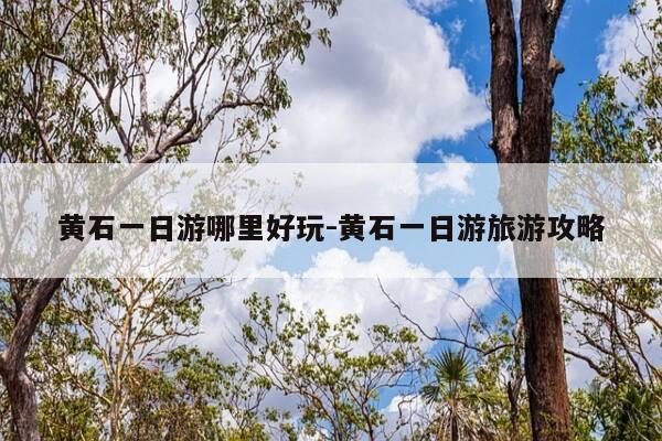 黄石一日游哪里好玩-黄石一日游旅游攻略-第1张图片-优惠活动网 黄石一日游哪里好玩-黄石一日游旅游攻略-第1张图片-优惠活动网