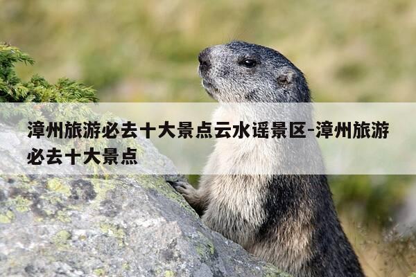 漳州旅游必去十大景点云水谣景区-漳州旅游必去十大景点-第1张图片-优惠活动网