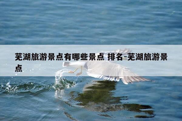 芜湖旅游景点有哪些景点 排名-芜湖旅游景点-第1张图片-优惠活动网