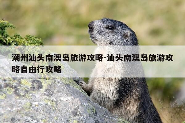 潮州汕头南澳岛旅游攻略-汕头南澳岛旅游攻略自由行攻略-第1张图片-优惠活动网