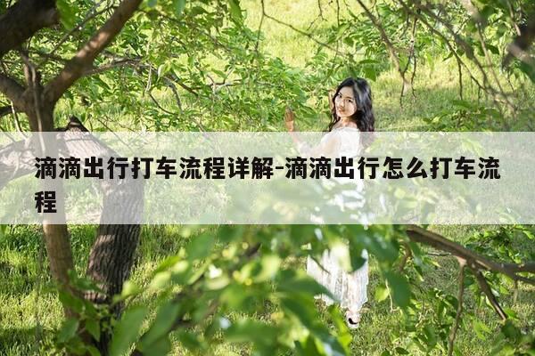 滴滴出行打车流程详解-滴滴出行怎么打车流程-第1张图片-优惠活动网