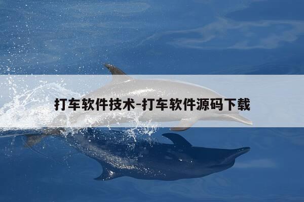 打车软件技术-打车软件源码下载-第1张图片-优惠活动网