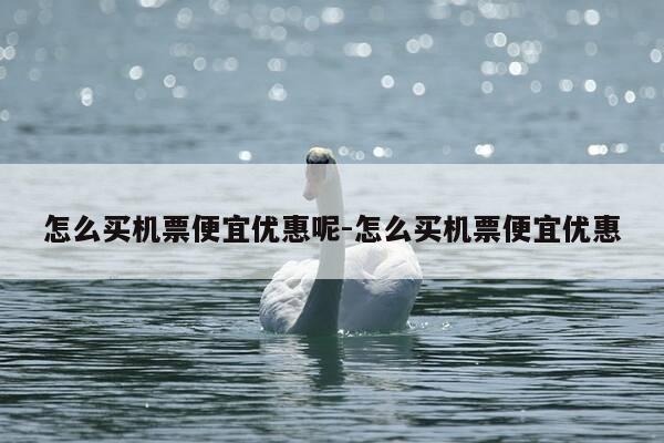 怎么买机票便宜优惠呢-怎么买机票便宜优惠-第1张图片-优惠活动网