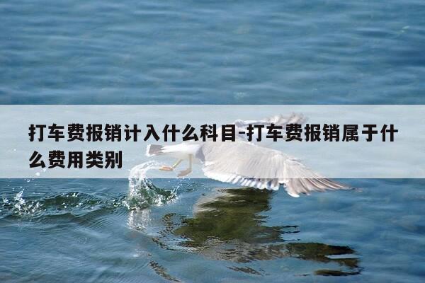 打车费报销计入什么科目-打车费报销属于什么费用类别-第1张图片-优惠活动网