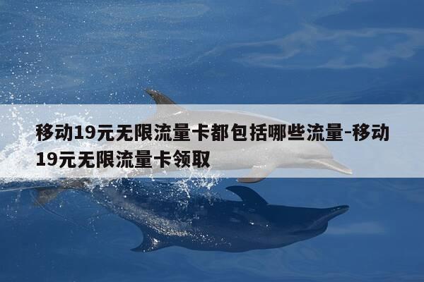 移动19元无限流量卡都包括哪些流量-移动19元无限流量卡领取-第1张图片-优惠活动网 移动19元无限流量卡都包括哪些流量-移动19元无限流量卡领取-第1张图片-优惠活动网