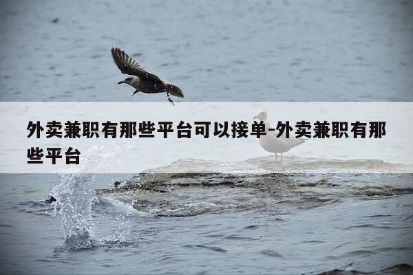 外卖兼职有那些平台可以接单-外卖兼职有那些平台-第1张图片-优惠活动网