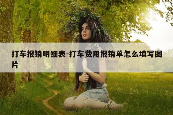 打车报销明细表-打车费用报销单怎么填写图片-第1张图片-优惠活动网