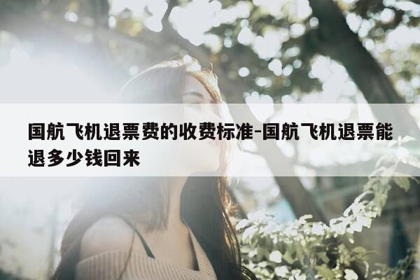 国航飞机退票费的收费标准-国航飞机退票能退多少钱回来-第1张图片-优惠活动网 国航飞机退票费的收费标准-国航飞机退票能退多少钱回来-第1张图片-优惠活动网