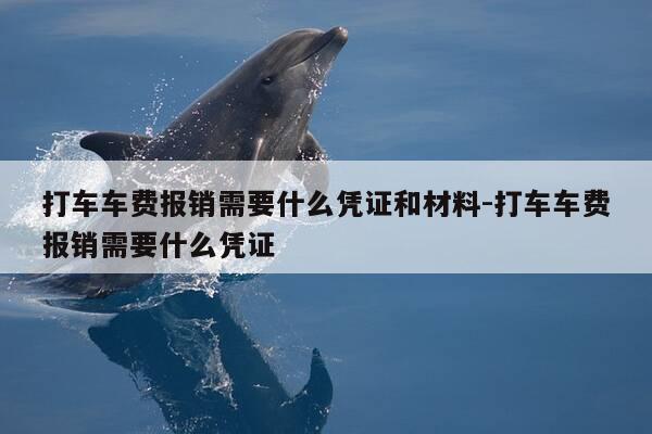 打车车费报销需要什么凭证和材料-打车车费报销需要什么凭证-第1张图片-优惠活动网