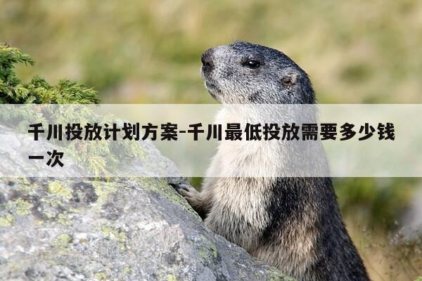 千川投放计划方案-千川最低投放需要多少钱一次-第1张图片-优惠活动网 千川投放计划方案-千川最低投放需要多少钱一次-第1张图片-优惠活动网