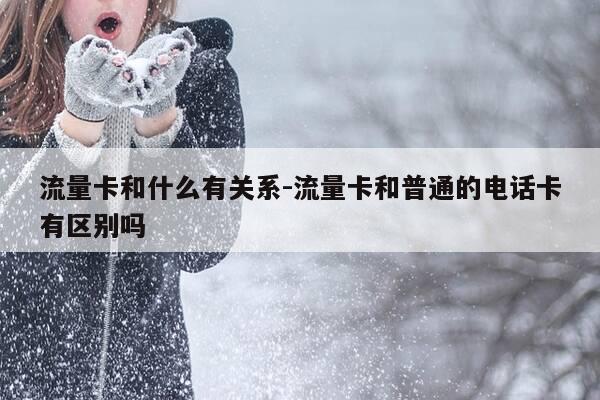 流量卡和什么有关系-流量卡和普通的电话卡有区别吗-第1张图片-优惠活动网