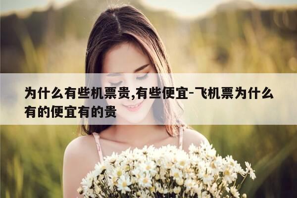 为什么有些机票贵,有些便宜-飞机票为什么有的便宜有的贵-第1张图片-优惠活动网 为什么有些机票贵,有些便宜-飞机票为什么有的便宜有的贵-第1张图片-优惠活动网