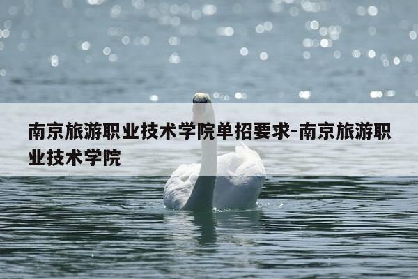 南京旅游职业技术学院单招要求-南京旅游职业技术学院-第1张图片-优惠活动网