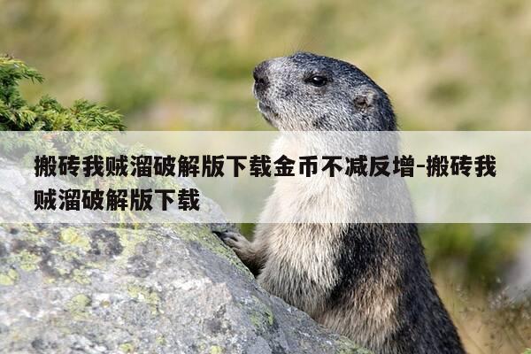 搬砖我贼溜破解版下载金币不减反增-搬砖我贼溜破解版下载-第1张图片-优惠活动网