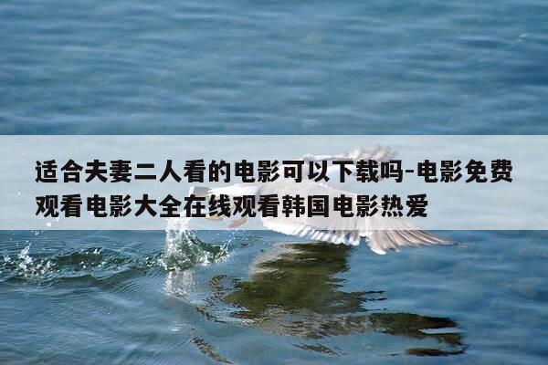 适合夫妻二人看的电影可以下载吗-电影免费观看电影大全在线观看韩国电影热爱-第1张图片-优惠活动网