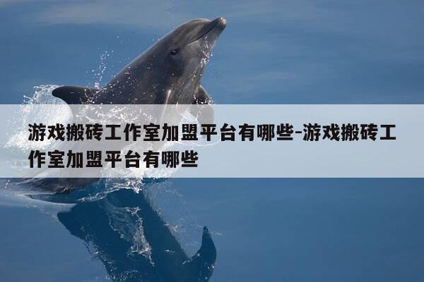 游戏搬砖工作室加盟平台有哪些-游戏搬砖工作室加盟平台有哪些-第1张图片-优惠活动网 游戏搬砖工作室加盟平台有哪些-游戏搬砖工作室加盟平台有哪些-第1张图片-优惠活动网